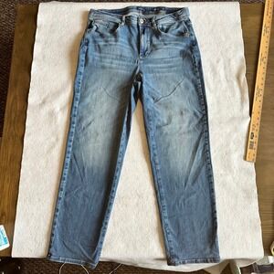 J Jill Denim High-Rise Straight Leg‎ Ankle Jeans Women's Size 16R Blue